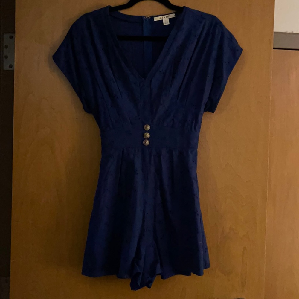 Blue romper